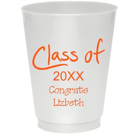 Pick Any Year of Fun Class of Colored Shatterproof Cups